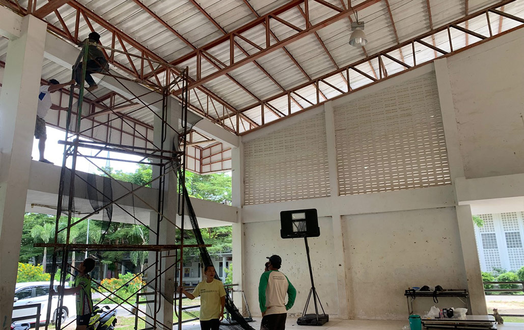 Reparación cubierta Colegio Baan Bang Thong